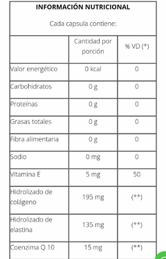 Colágeno + Vitamina E Con Coq10 Natier 50 Capsulas - comprar online