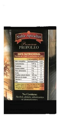 Propóleo Premium Noble Apicultor El Auténtico Jarabe 125 Cc en internet