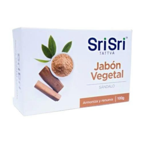 Jabon vegetal Sri Sri Sándalo 100 g