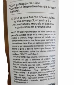 Gel De Lino Frenzzi, antifrizz, rulos - comprar online