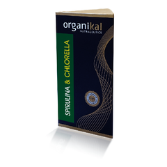 Spirulina y Chlorella Organikal Apto Vegano 60 cápsulas