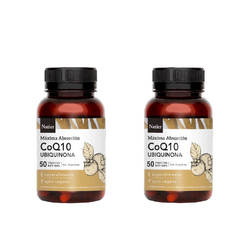 Pack X2 CoenzimaQ10 Ubiquinona Piel Saludable Natier 50 capsulas