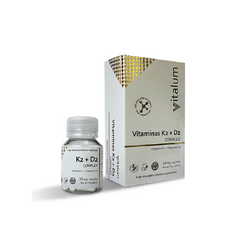 Vitaminas K2 + D2 complex Salud Ósea Vitalum 30 capsulas