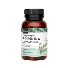 Natier Spirulina Concentrada Energía Vegetal 50 Caps