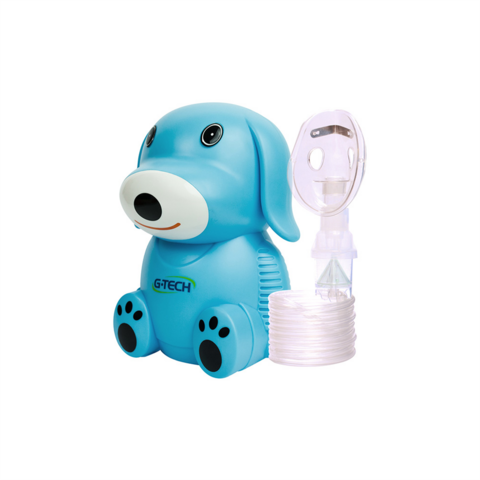 Nebulizador e Inalador NEBDOG G-Tech - AZUL