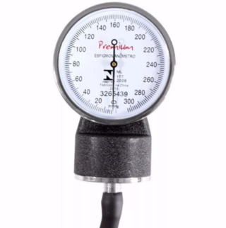 Esfigmomanômetro Aparelho de Pressão Adulto 18 a 35cm Premium Preto