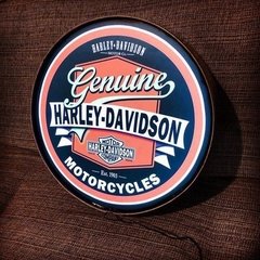 Cartel luminoso Harley Davidson