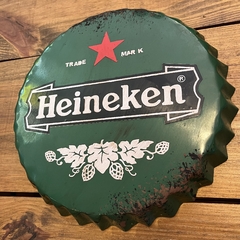 Chapita Heineken verde