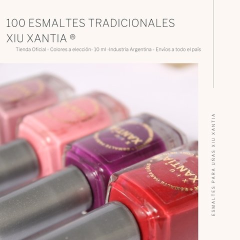 100 Esmaltes para Uñas Xiu Xantia Tradicionales