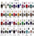 Kit 6 Esmaltes Stamping Nail Art Xiu Xantia