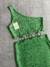 Vestido Vittoria green - $7.225 abonando con transferencia