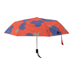 Paraguas corto flor lila - comprar online