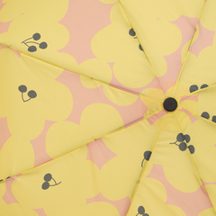 Paraguas corto cherry amarillo en internet