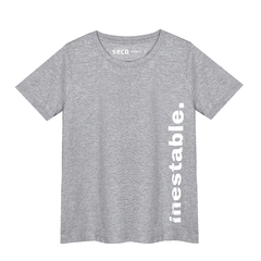 Remera inestable gris