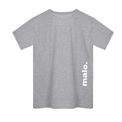 Remera oversize malo gris