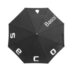Paraguas corto basics negro