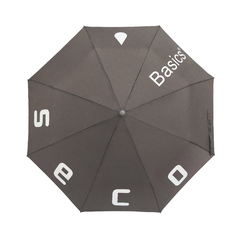 Paraguas corto basics gris topo