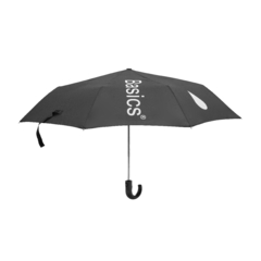 Paraguas corto basics negro - comprar online