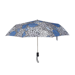 Paraguas corto flores azules - comprar online
