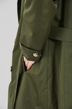 Trench Manhattan new verde militar PREVENTA en internet