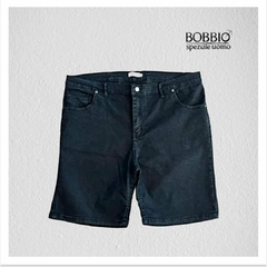 Bermuda de jean elastizada gris BOBBIO - comprar online