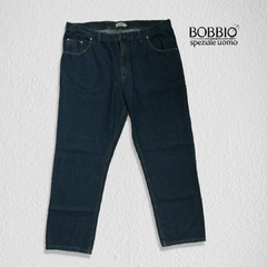 Jean rígido azul y negro Bobbio - tienda online