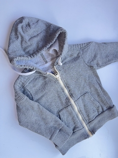 Campera gris capucha Paula Cahen danvers t18m(185)