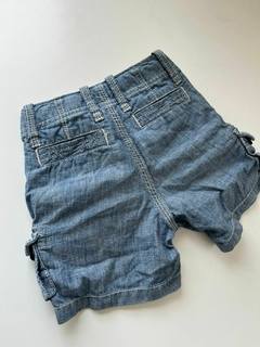 Bermuda de jean azul gap 12-18m(62) - comprar online