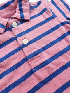 Camisa rosa rayas azules Carters 3m (76) - comprar online