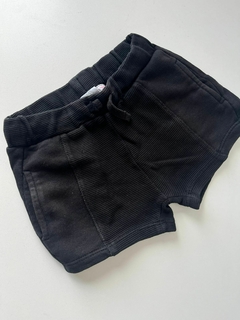 Short negro algodon zara 9-12m(150)