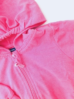 Campera capucha rosa Mimo 6m (182) - comprar online