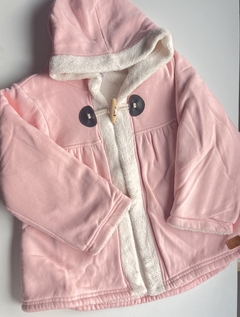 Campera rosa peluche blanco Pandy t10a (176)