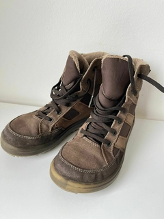 Botas marrones de nobuk quechua t.35(271) en internet