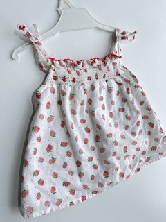 Vestido frutillas ZArA t6-9m(64) - comprar online