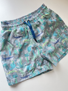 SHort de baño gris dibujos verdes Crayon 8a (210)