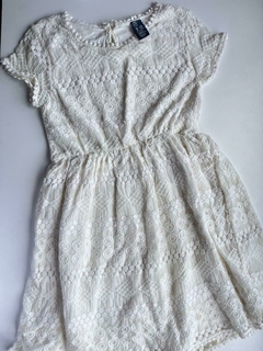 Vestido de encaje blanco Zara t9-10a(152)