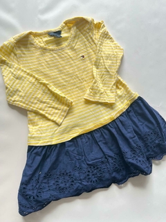 Vestido amarillo y azul Tommy hilfiger 18m (28.1)