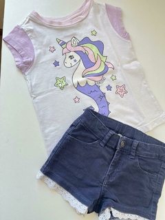 Remera mc Unicornio Grisino 4/5a (303) - comprar online