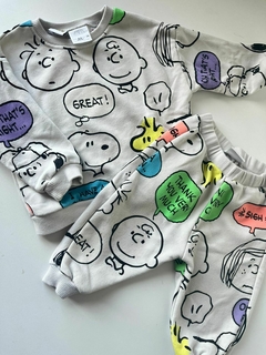 Conjunto Snoopy t6/9m Zara (307)