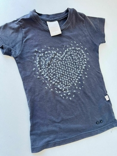 Remera gris corazon Kosiuko t2a (283