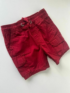 SHort rojo gabardina t6m (48.2)