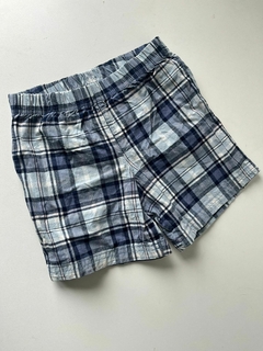 Short azul cuadriculado Carters t2a (334)