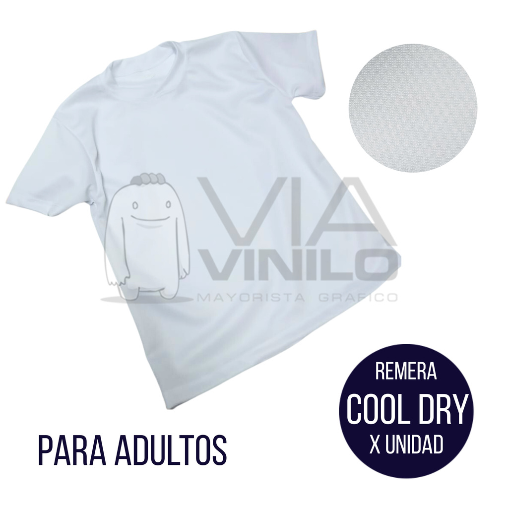 REMERA DE COOL DRY ADULTO Comprar en Via Vinilo