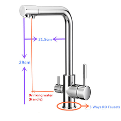 Grifo De Cocina Monocomando Con Llave Para Purificador 7604 - BREWERY SUPPLIES