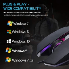 Mouse gamer retroiluminado X5 - comprar online