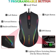 Mouse gamer retroiluminado X7 - comprar online