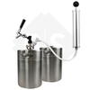 Mini Keg 5 Litros manual con 2 Barriles