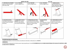 Pizarra Atril de Mesa - Rojo en internet