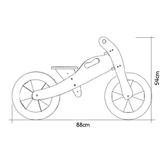 Camicleta - Bici de Aprendizaje Roja