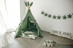 Carpa Tipi + Playmat - Verde en internet